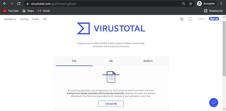 وب سایت مفید جایگزین نرم‌افزار VirusTotal